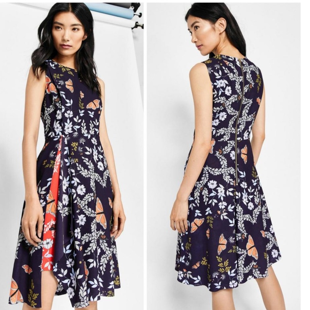 Ted Baker Kyoto Gardens Fold Dress